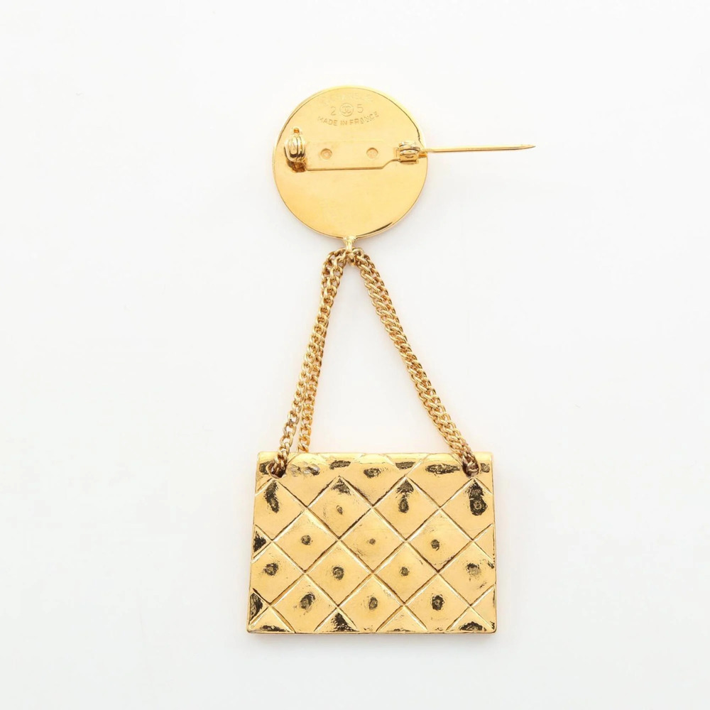 CHANEL Authentic Gold Brooch - Picture 2 of 6